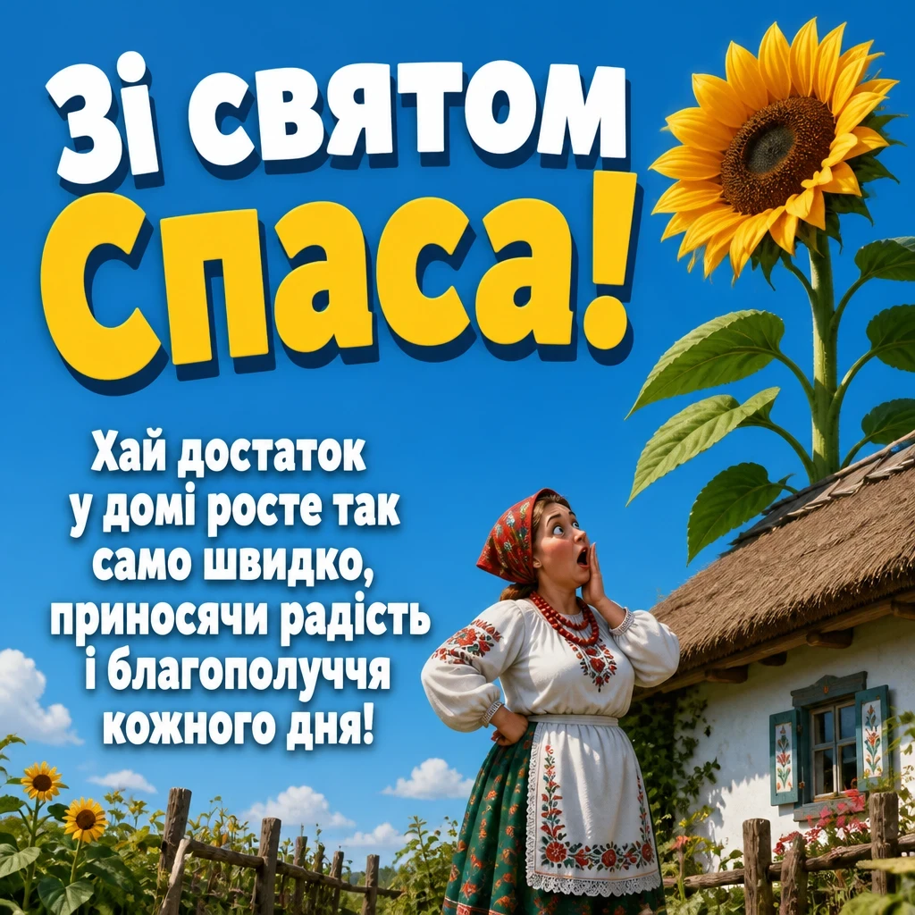 спаса привітання