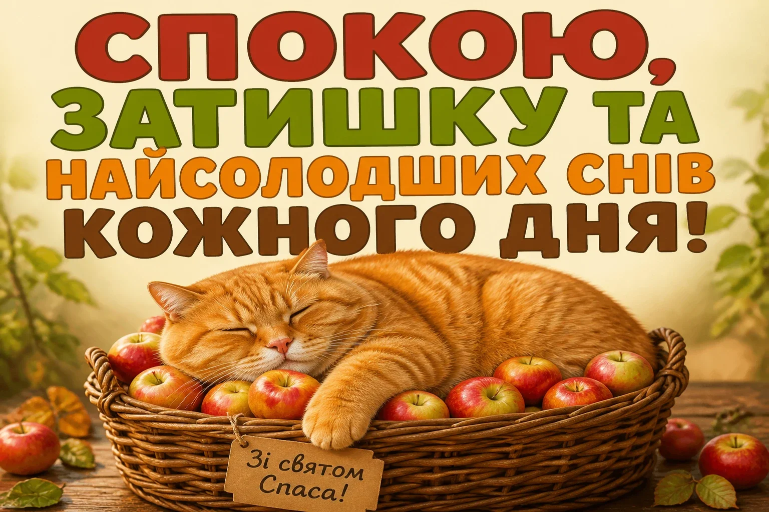 спаса привітання