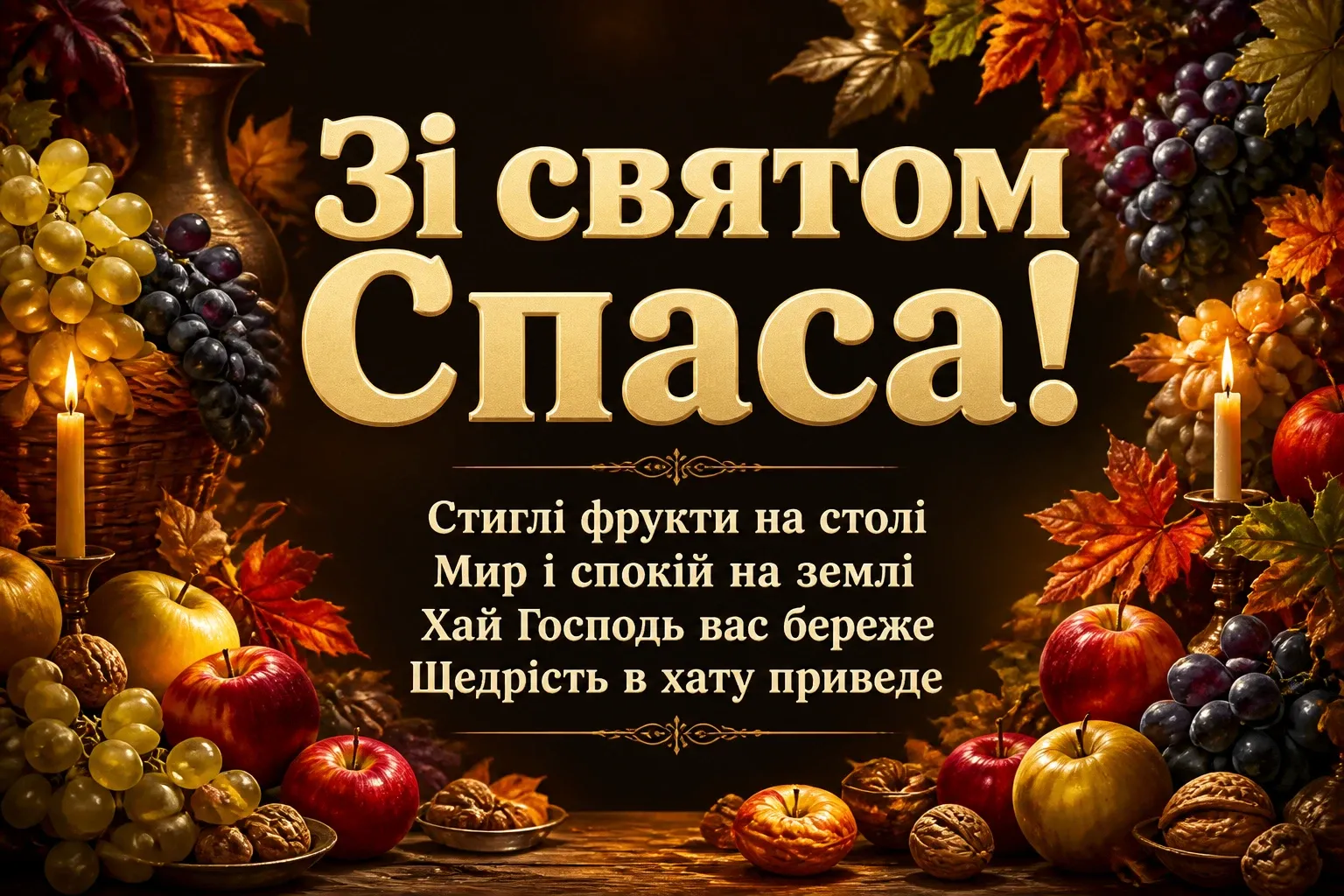 спаса привітання