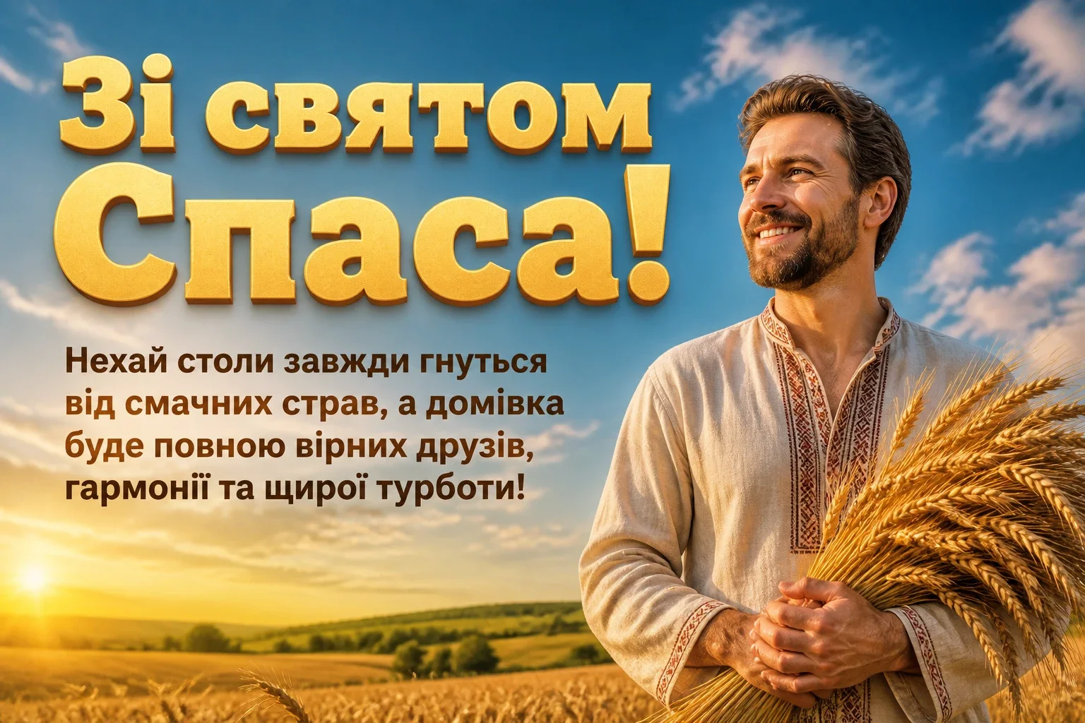 спаса привітання