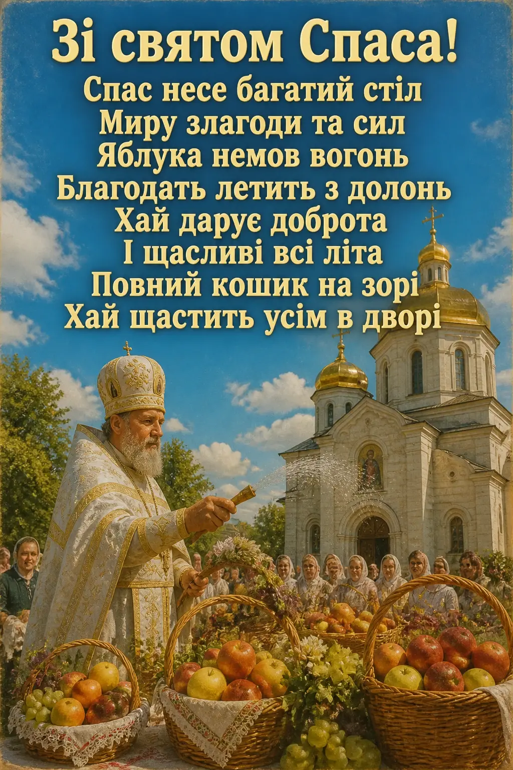 спаса привітання