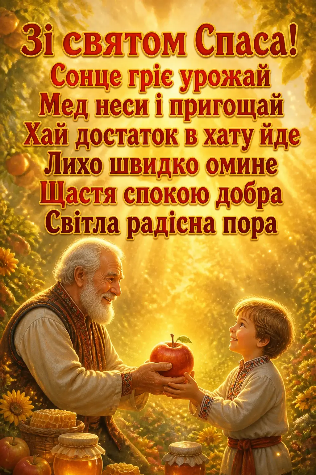 спаса привітання