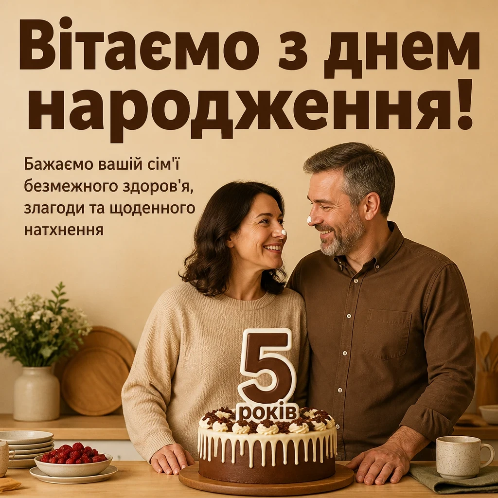 5 років хлопчику привітання батькам