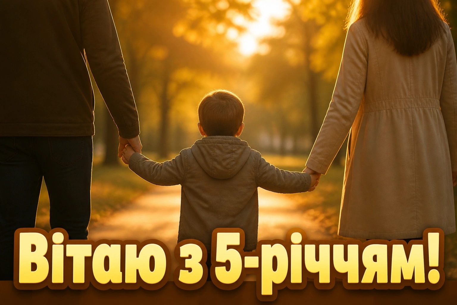 5 років хлопчику привітання батькам