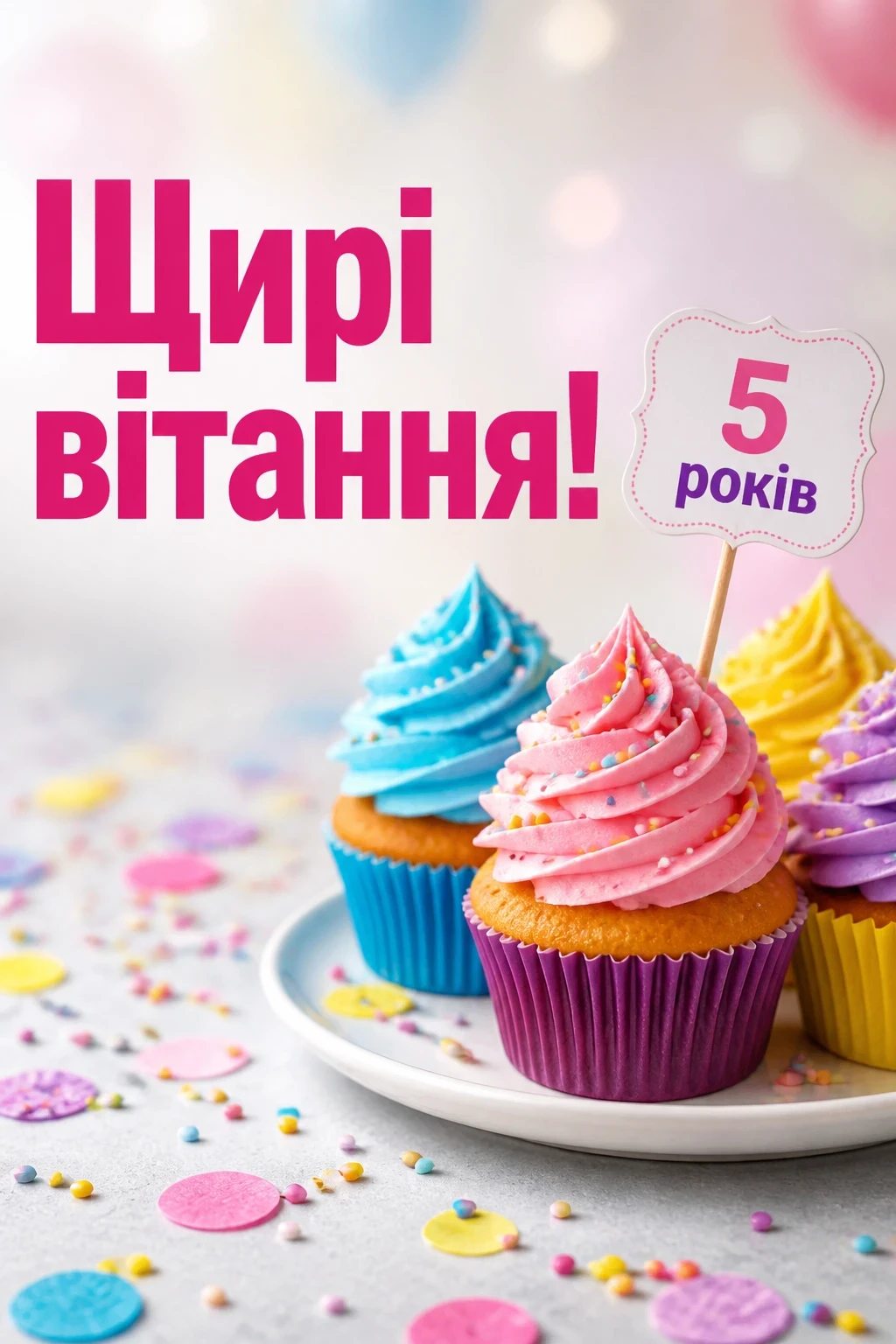 5 років хлопчику привітання батькам