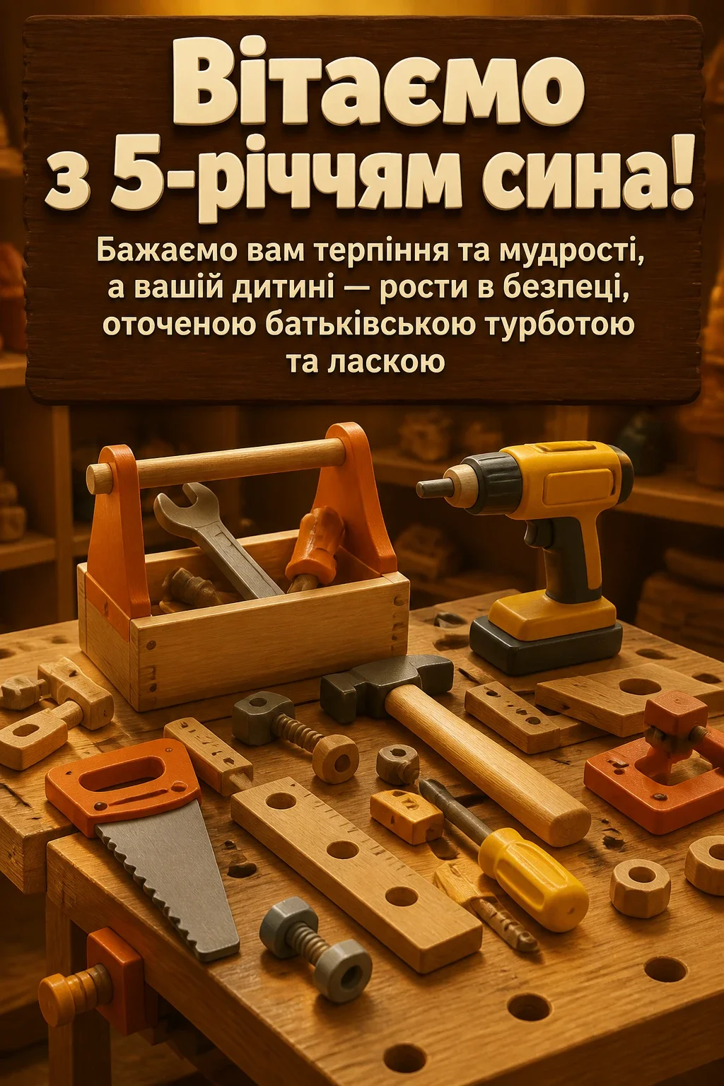 5 років хлопчику привітання батькам