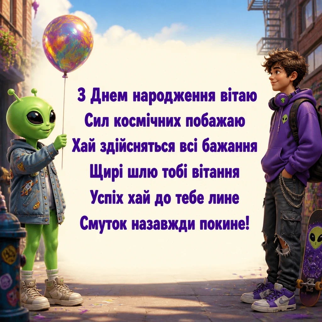 привітання підлітка з днем народження привітання підлітка з днем народження