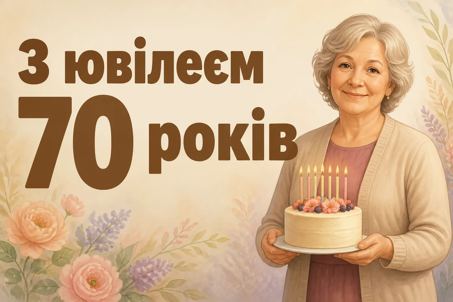 привітання з 70 річчям для жінки привітання з 70 річчям для жінки