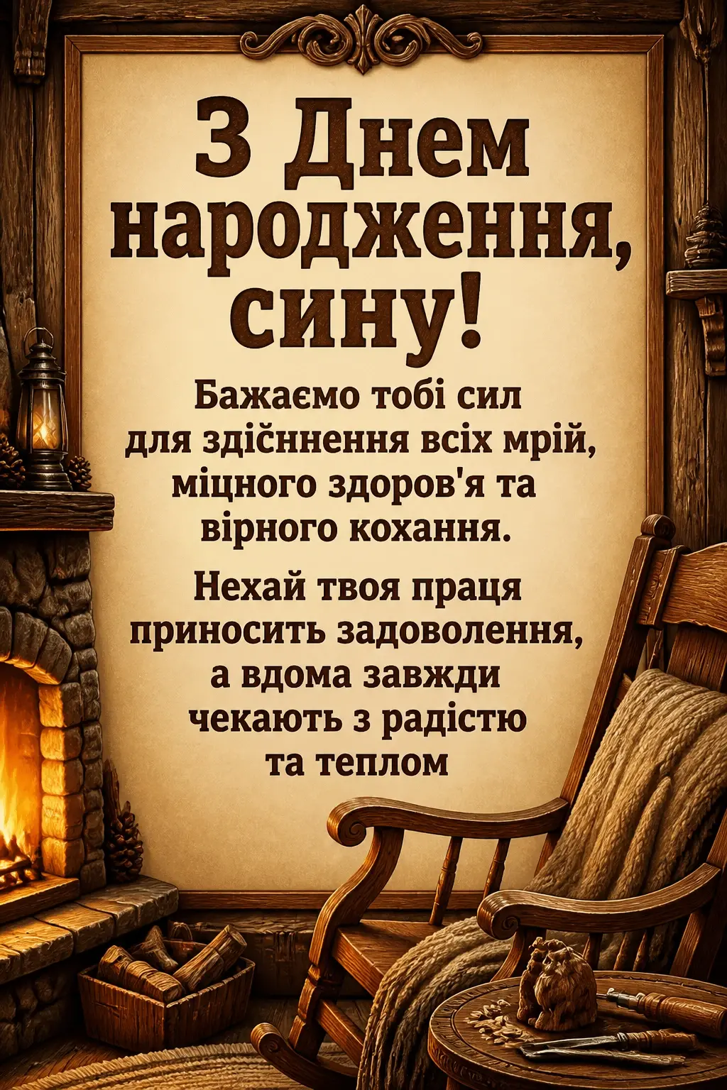 синові зворушливі привітання з днем народження сина від батьків